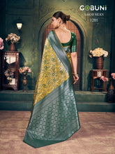 Gobuni Sarees Crafted With Zari Silk Blend Traditional Artistry And Luxurious Fabric Offering A Rich Texture